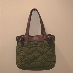 Fossil Quilted Shoulder Bag